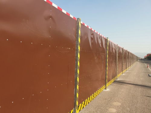 重慶銅梁導軌電車車輛組裝基地及試驗線建設工程圍擋施工順利完成，項目進入勘察階段